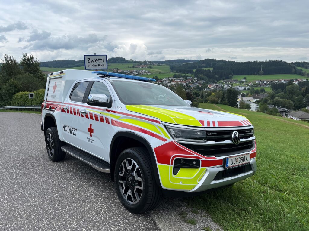 Neues Notarzteinsatzfahrzeug für UU am Stützpunkt Zwettl a.d.R.